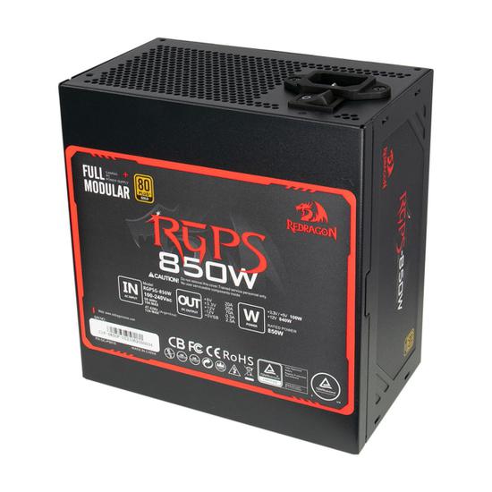 Fuente Redragon ATX GC-PS010 80 Plus Gold 850W - Imagen 2