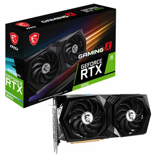 Placa de Video MSI GeForce RTX3050 Gaming X 8GB GDDR6 PCI-Express