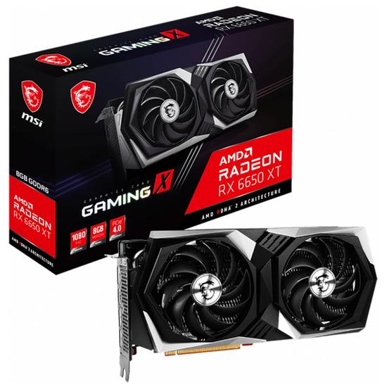 Placa de Video MSI Radeon RX6650 XT Gaming X 8GB GDDR6 PCI-Express