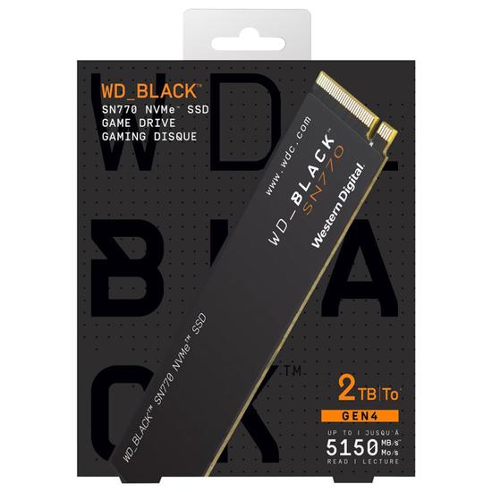 Disco SSD M.2 Western Digital WD Black SN770 2TB