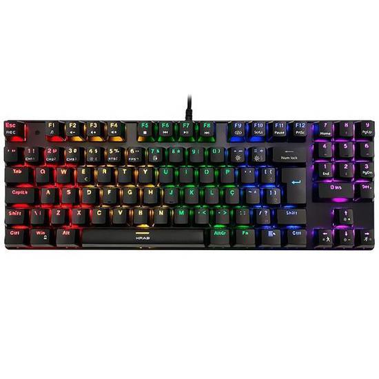 Teclado Quanta Krab Hell KBMGK30 RGB USB