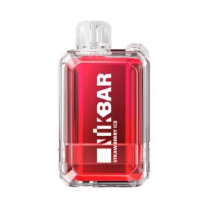 Vaper Descartable Nikbar Strawberry Ice 12000 Puffs X10 Unidades