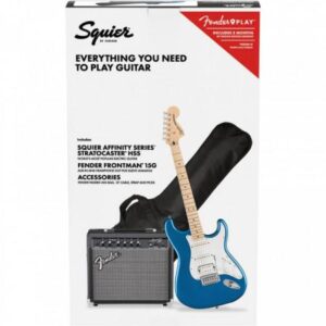 Pack Guitarra Fender Afinity Strato HSS MNLPB