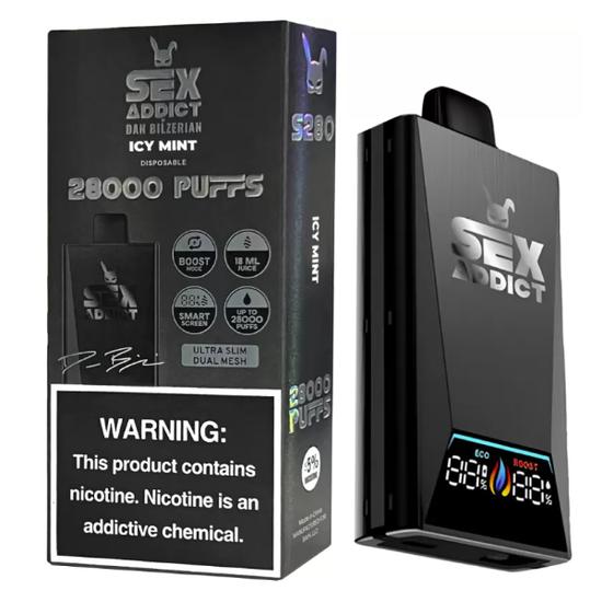 Sex Addict Black S280 Icy Mint x10 unidades