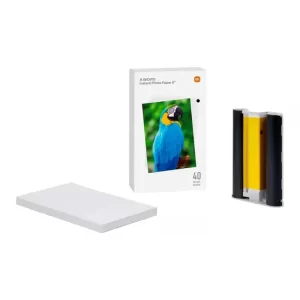 Papel Fotografico Xiaomi Instant Photo Paper 6" BHR6757GL para Xiaomi Instant Photo Printer 1S Set - 40 Unidades