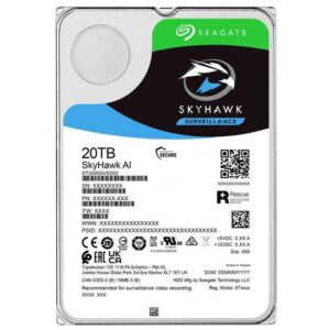 Disco HD Seagate SkyHawk AI Surveillance ST20000VE002 20TB 3.5" 7200RPM 256MB