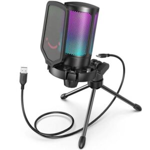 Micrófono Fifine A6V RGB USB