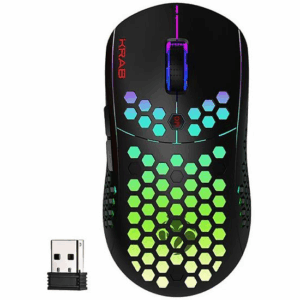 Mouse Quanta Krab Shadow KBGMD30 RGB Óptico Wireless