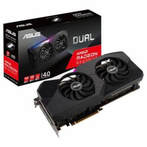 Placa de Video Asus Radeon RX6700 XT Dual OC 12GB GDDR6 PCI-Express