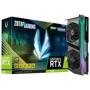 Placa de Video Zotac GeForce RTX3070 AMP HoloBlack 8GB GDDR6 PCI-Express