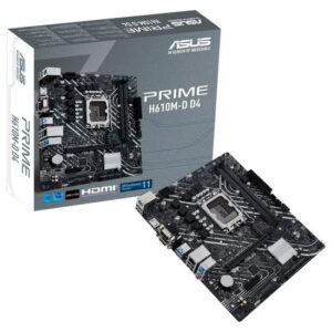 Placa Madre Asus Prime H610M-D D4 Intel  LGA 1700
