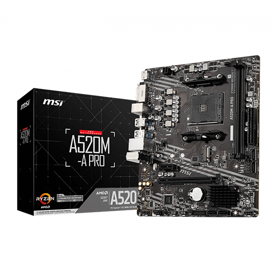 Placa Madre MSI A520M-A Pro AM4