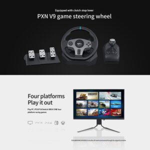Kit Simulador PXN V9 para PC / PS3 / PS4 / Xbox One / Xbox Series / Switch