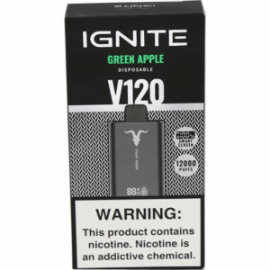 Vaper  Ignite V120 Green Apple 12000 Puffs