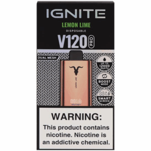 Vaper  Ignite V120 Pro Rose Gold Lemon Lime 12000 Puffs