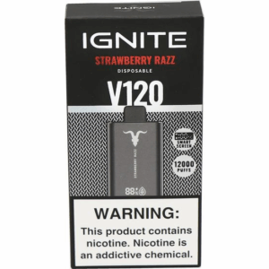 Vaper  Ignite V120 Strawberry Razz 12000 Puffs
