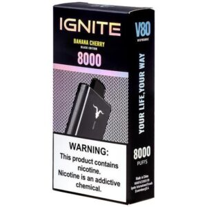 Vaper Ignite V80 Banana Cherry 8000 Puffs x10 unidades