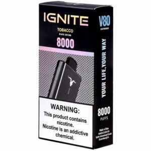 Vaper Ignite V80 Tobacco 8000 Puffs x10 unidades